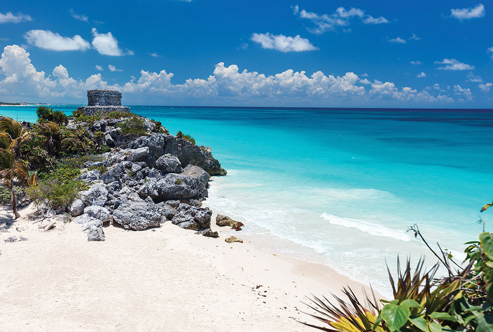 Cancún-Riviera Maya tiene más de 120 kilómetros de playa.