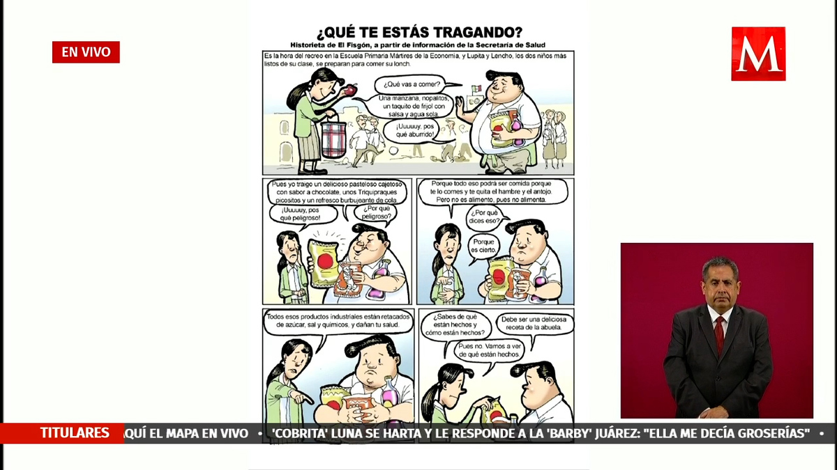 Con distribución de historieta, arranca campaña de nutrición en México