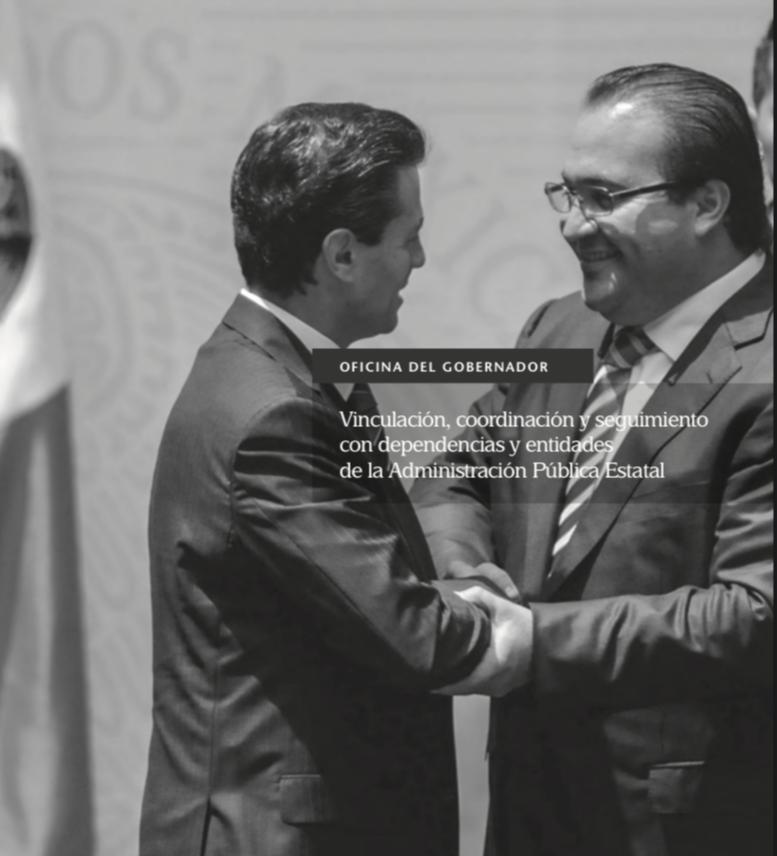 Duarte con Peña Nieto, ambos riendo. (Especial)