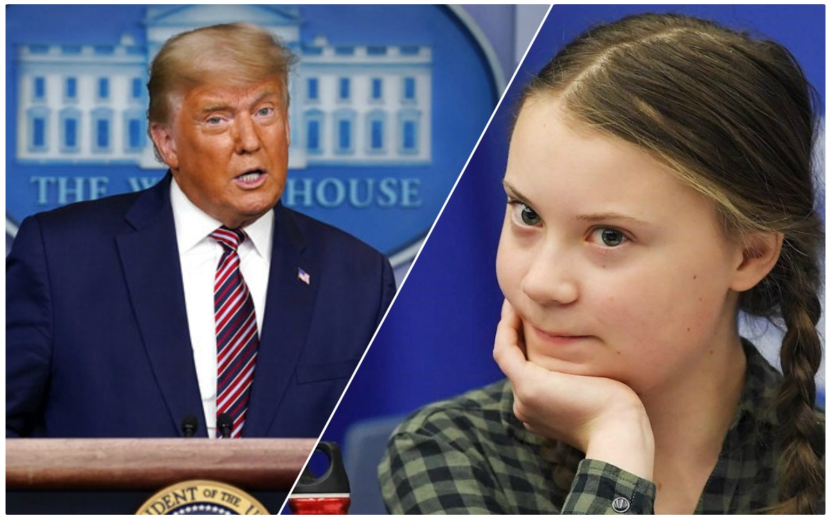 Greta Thunberg le respondió un mensaje a Donald Trump / AP
