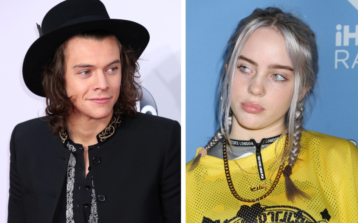 Harry Styles y Billie Eilish. (Shutterstock)