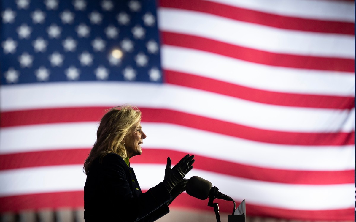 Jill Biden podría llegar a ser la primera dama de Estados Unidos. (AFP)
