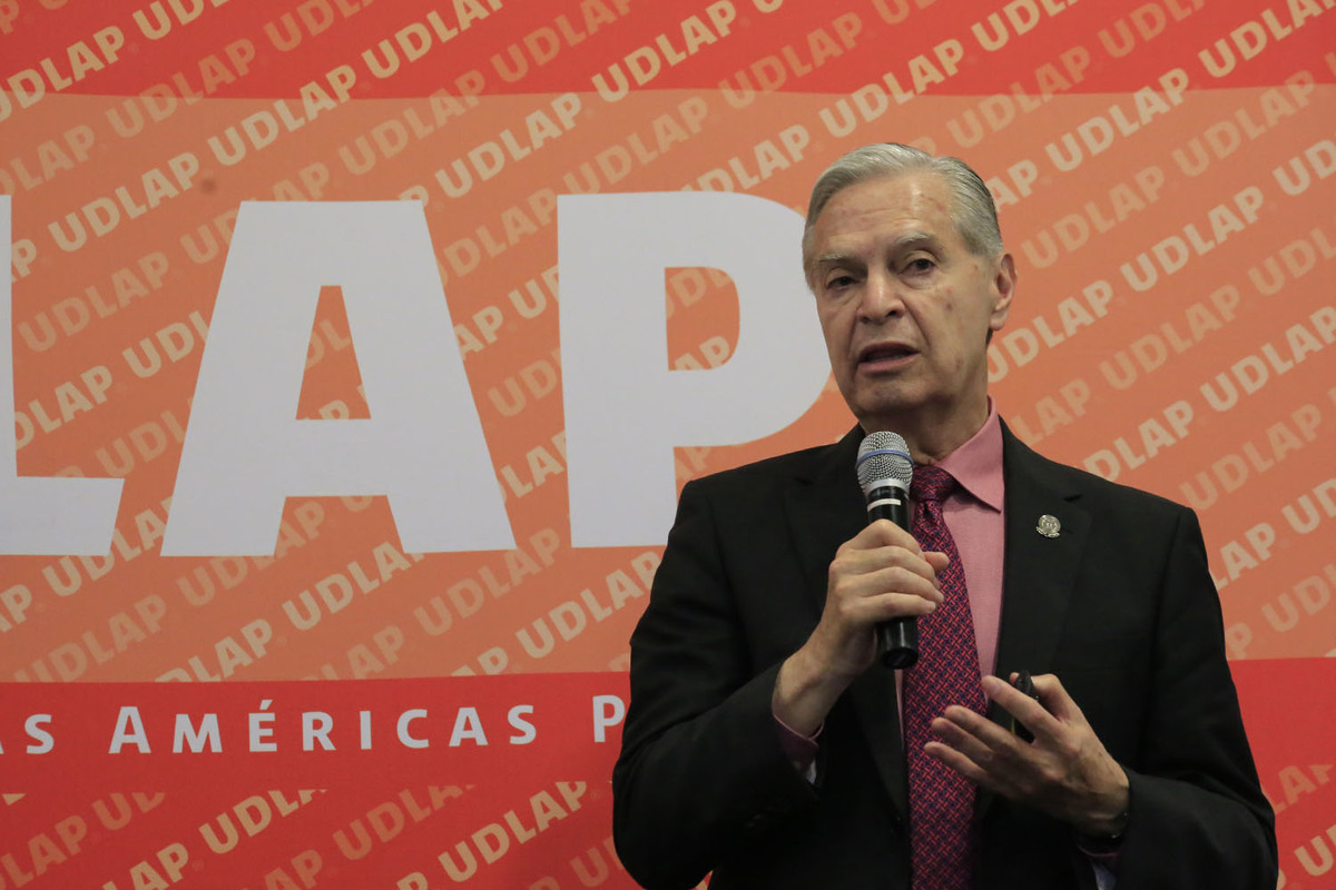 Luis Ernesto Derbez Bautista, rector de la Udlap. (Jaime Zambrano)