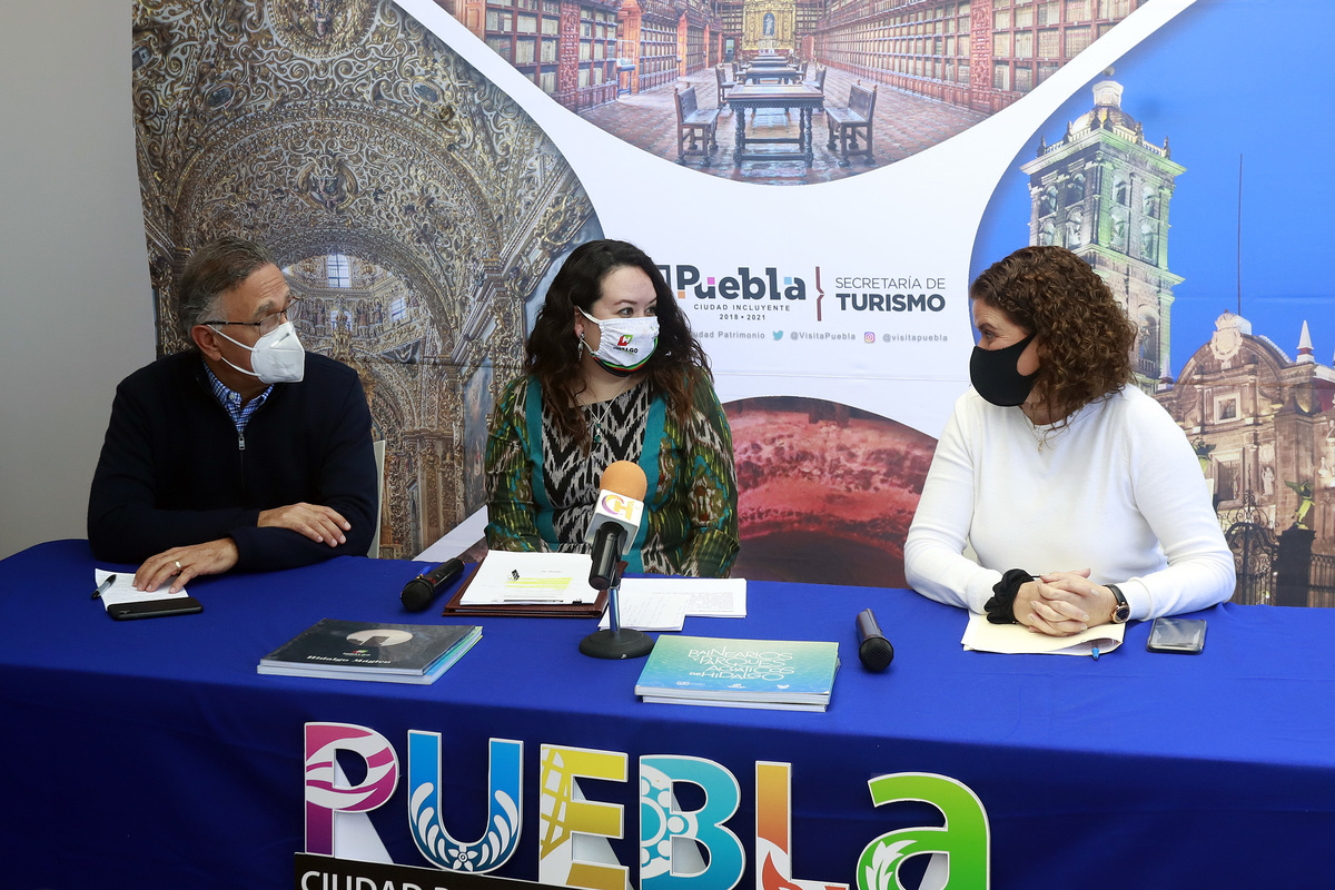 Monica Prida, Secretaria de Turismo, en rueda de prensa. (Agencia Enfoque)