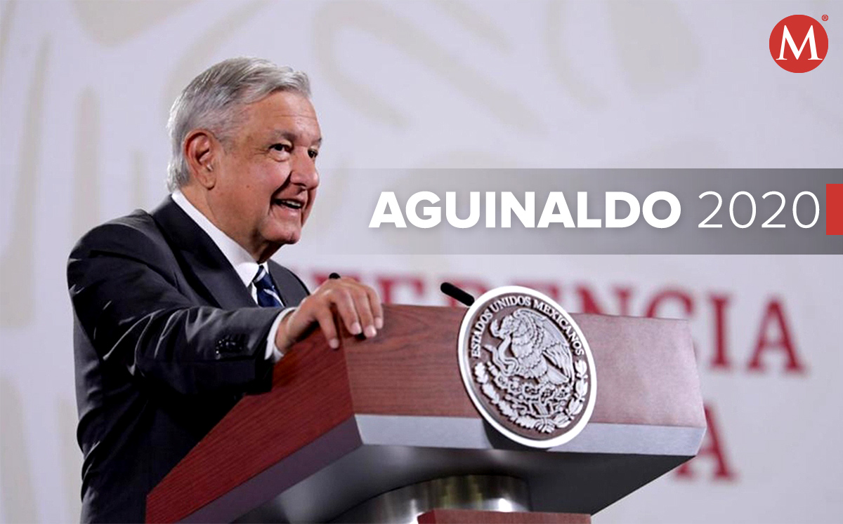 Aguinaldo 2020 podrá ser donado por funcionarios de forma voluntaria, anunció AMLO.