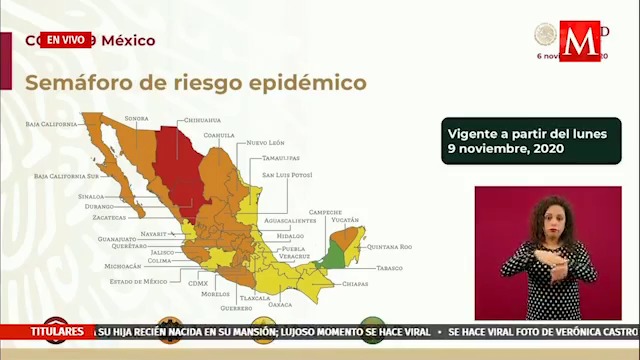 Chihuahua y Durango, en semáforo rojo; Sonora, Sinaloa y Guanajuato regresan a naranja