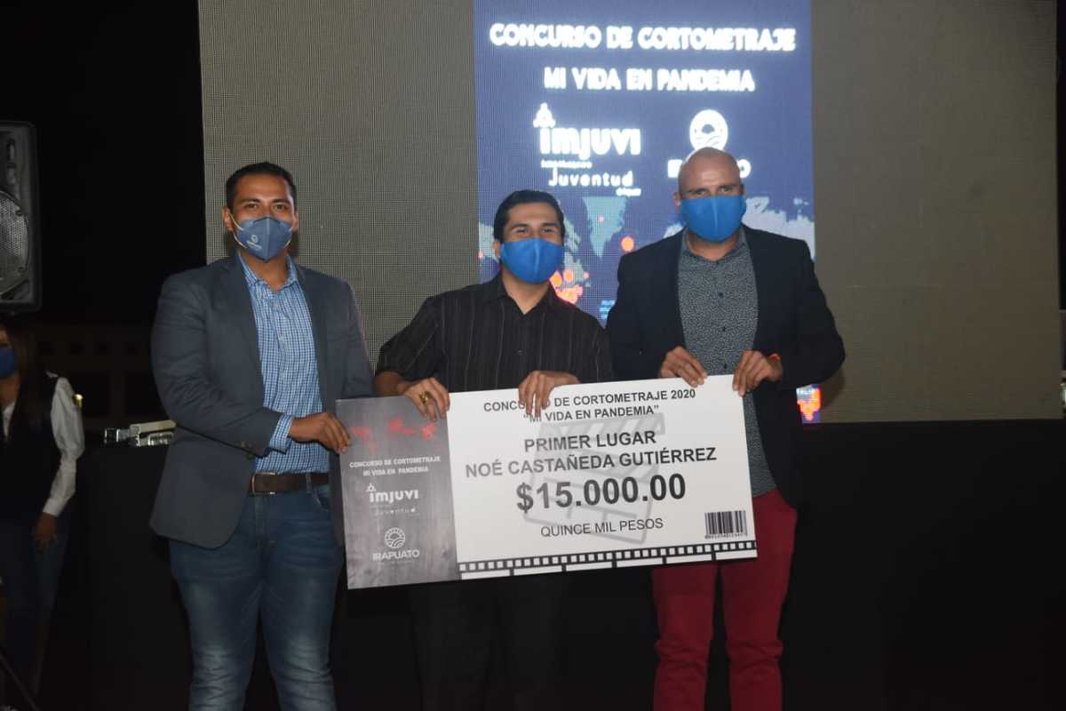 Premian en Irapuato a jóvenes por Cortometrajes ‘Mi vida en pandemia'