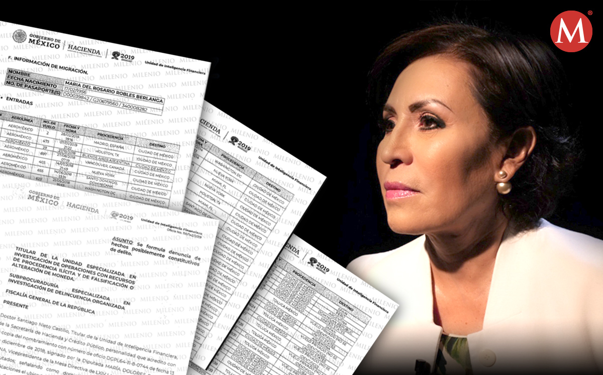 La UIF detectó consumos de más de 4 millones de pesos en la tarjeta de crédito de Rosario Robles.