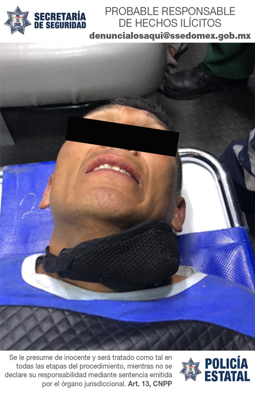 El individuo identificado como Alfredo "N", de 36 años.
