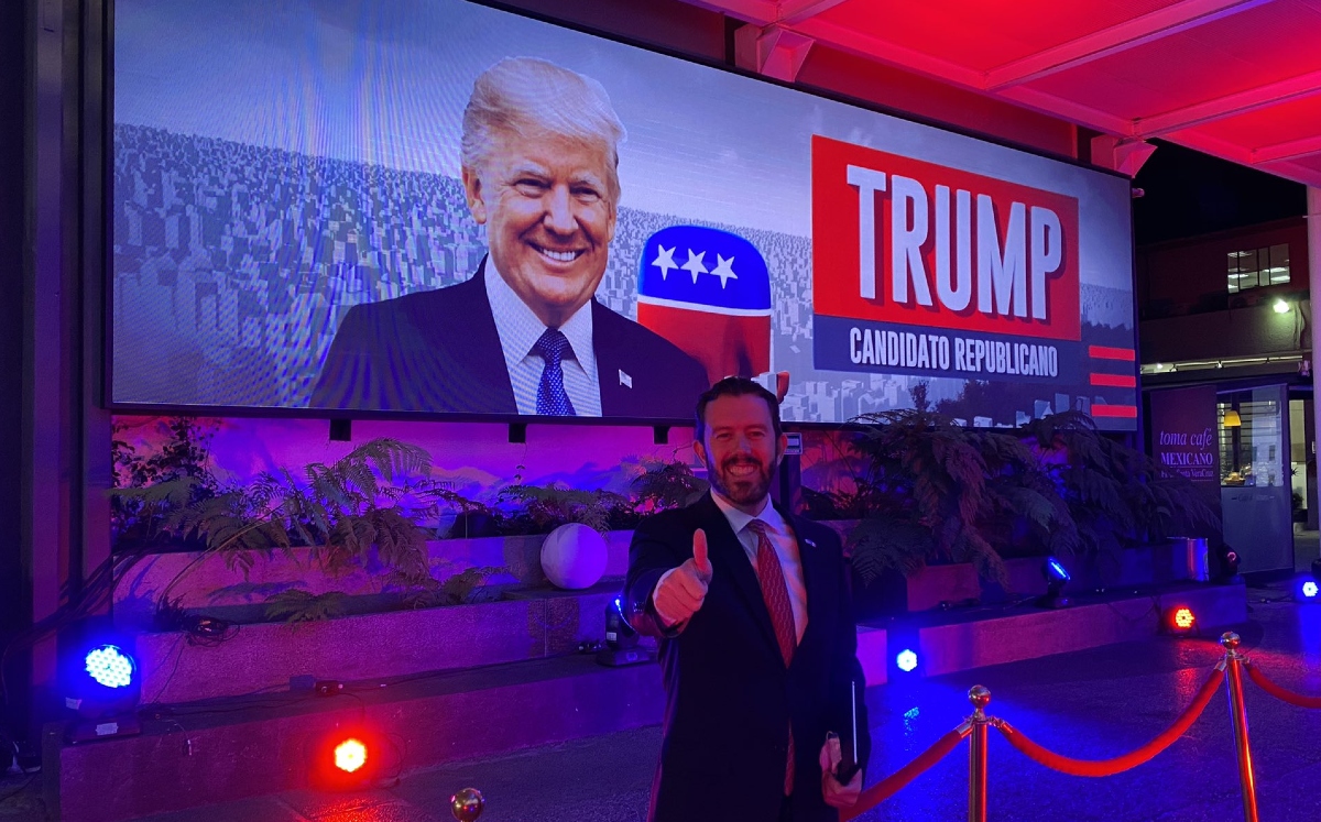 El empresario es un fiero simpatizante del presidente Donald Trump. (@lrubin)
