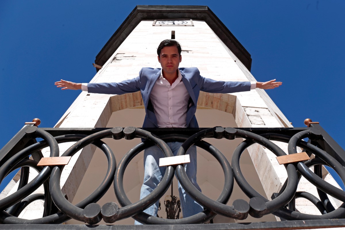 Ian Elizalde, director de cine lagunero. (Mauricio Román)