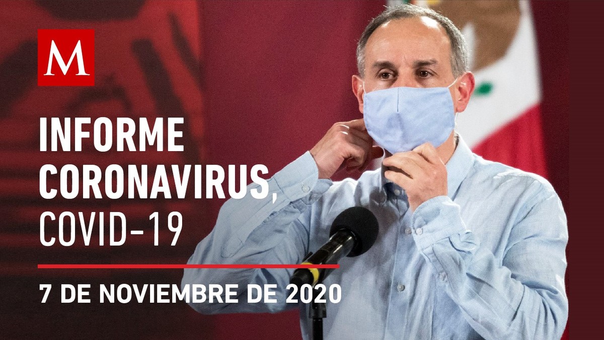 Informe diario por coronavirus en México, 07 de noviembre de 2020