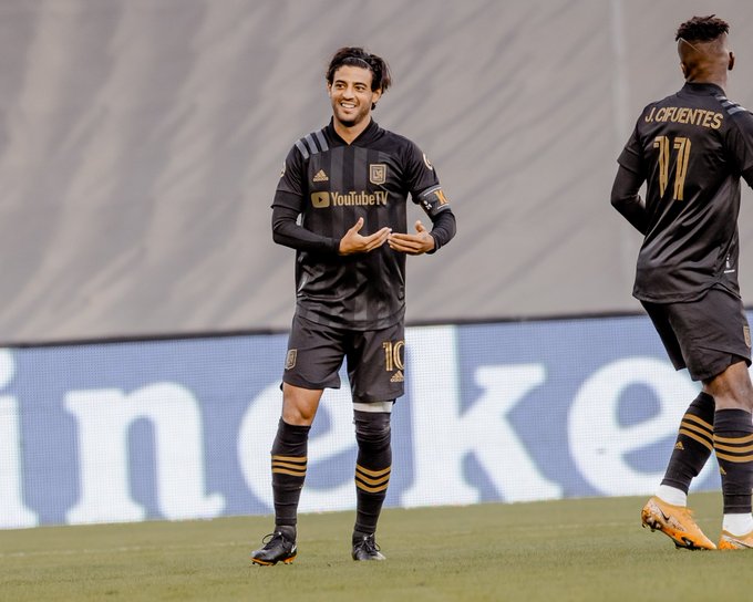 Carlos Vela anotó con el LAFC (Twitter: LAFC)
