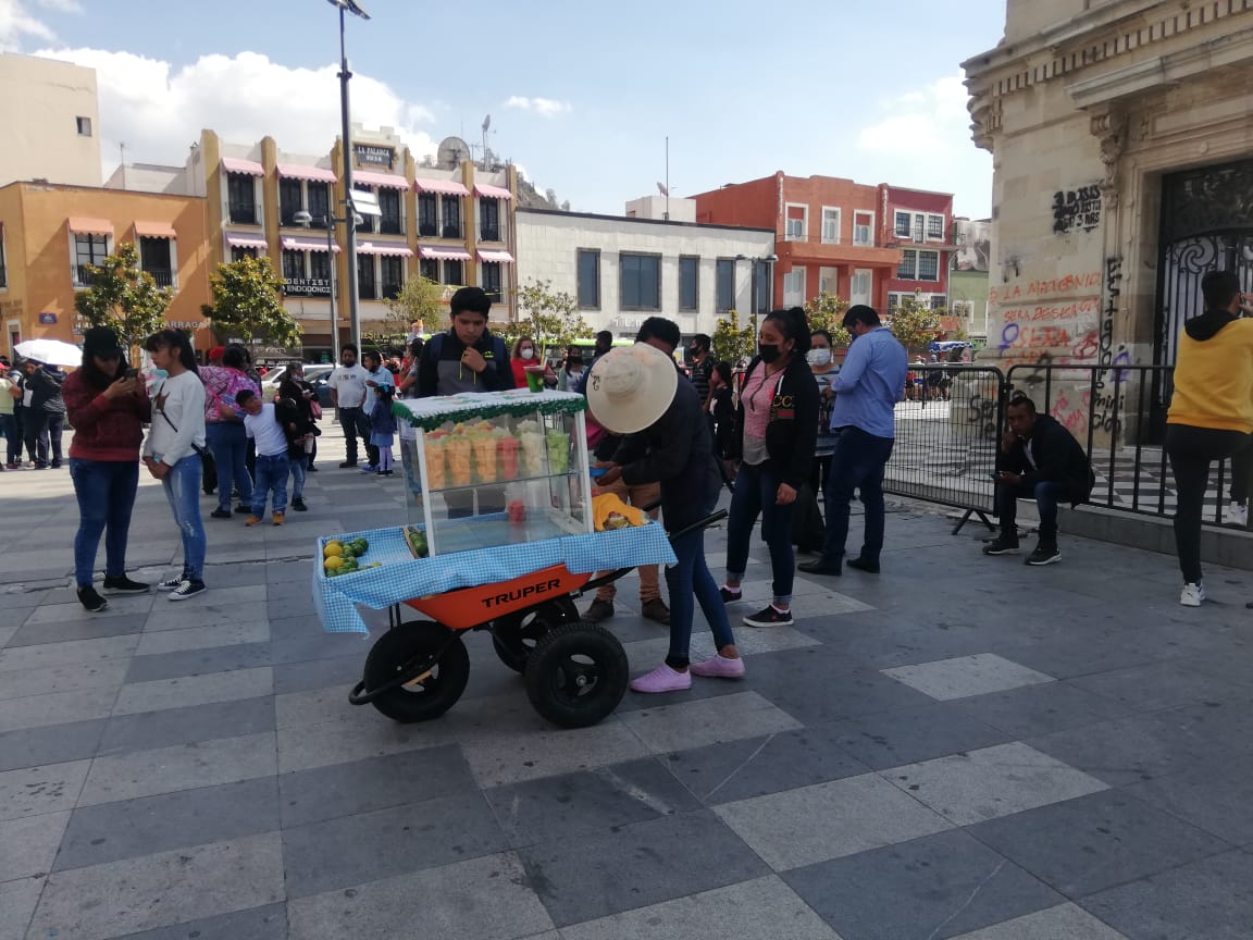 Movilidad en Pachuca durante los domingos. (Elizabeth Hernández)