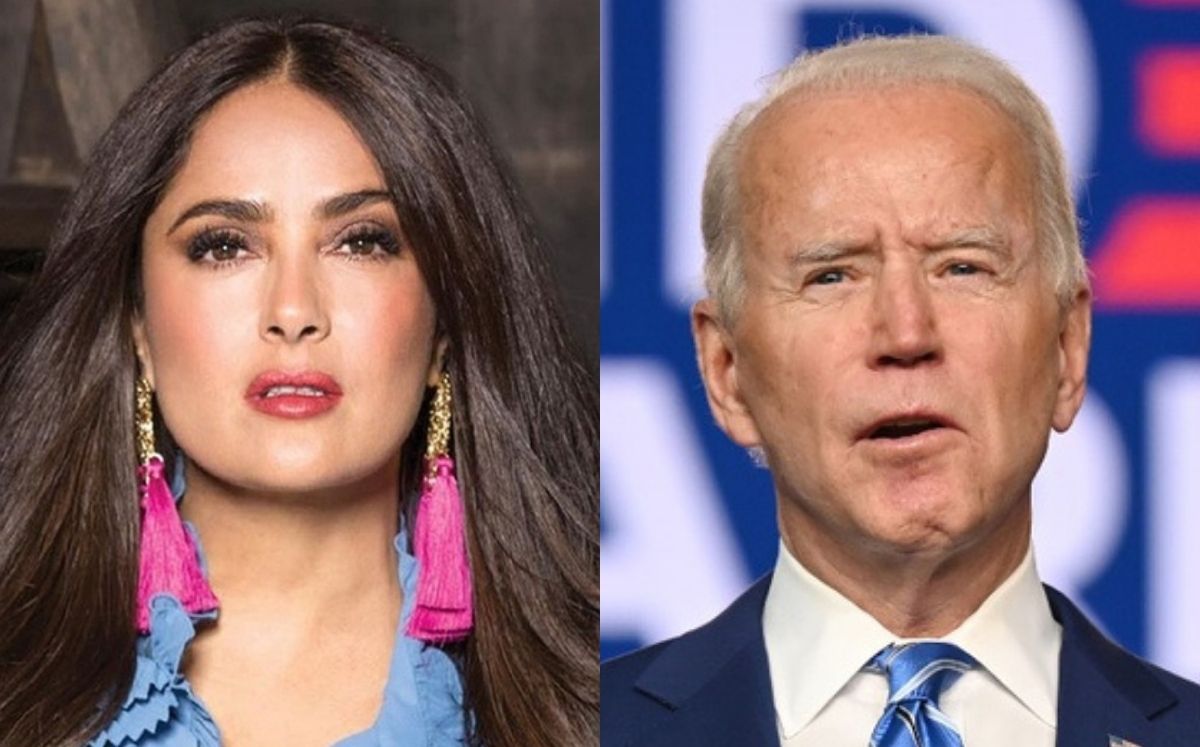 Salma Hayek escribió mensaje de apoyo a Joe Biden (Especial)
