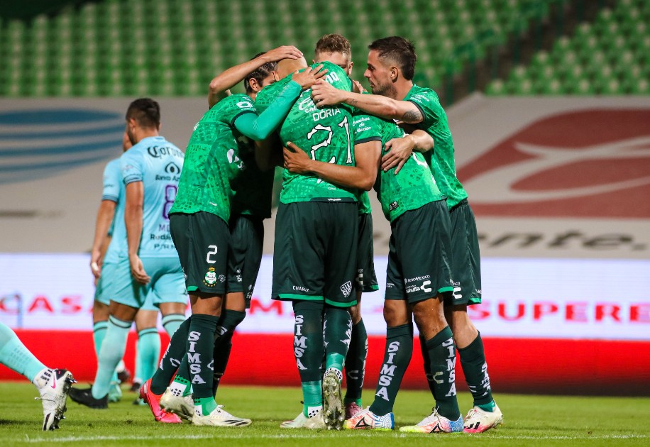 Santos Laguna hizo cuatro goles al conjunto de Mazatlán FC. (@clubsantos)