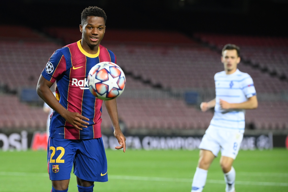 Ansu Fati, canterano del Barcelona (AFP)