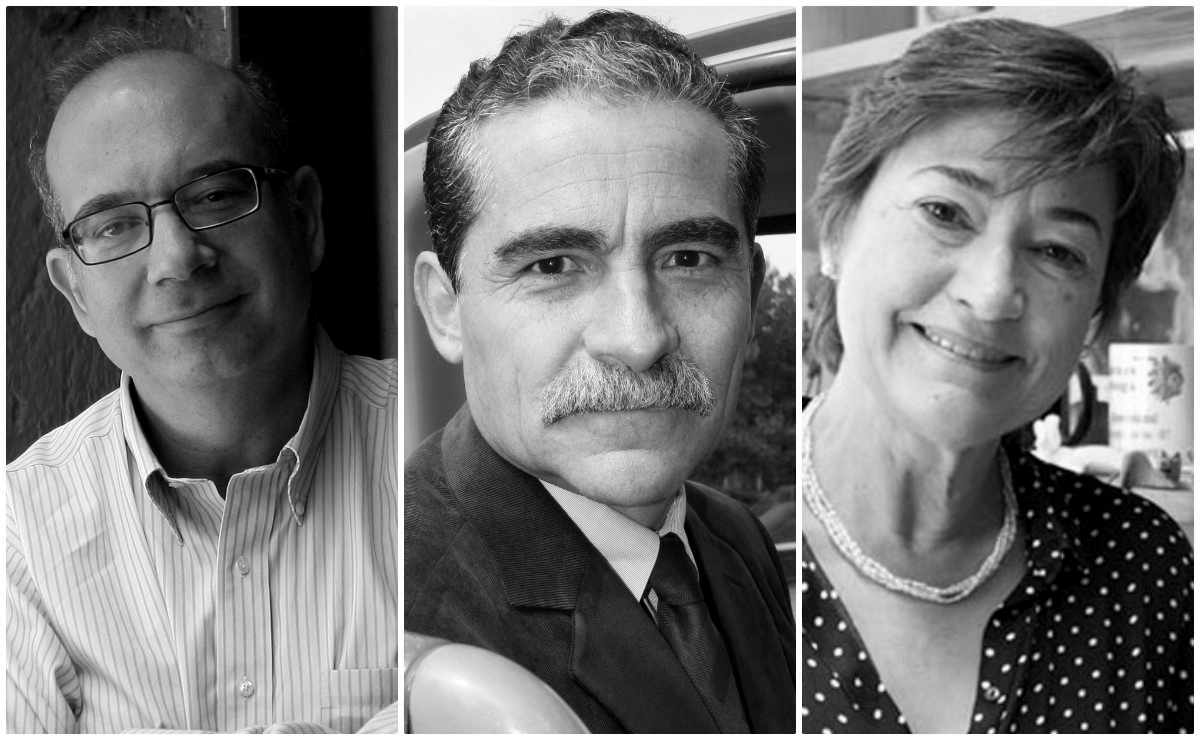 Claudio Lomnitz, Felipe Leal y Susana López. (Foto: Archivo MILENIO)