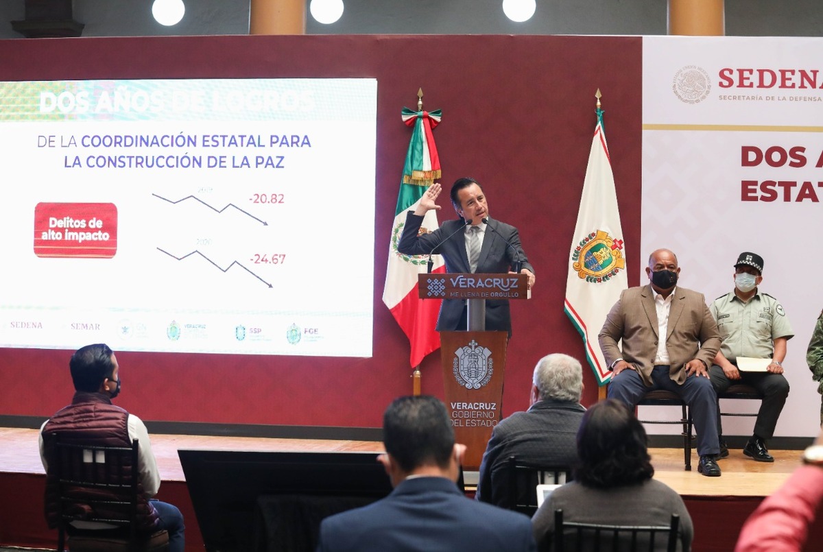 El gobernador Cuitláhuac García presentó su segundo informe de gobierno.