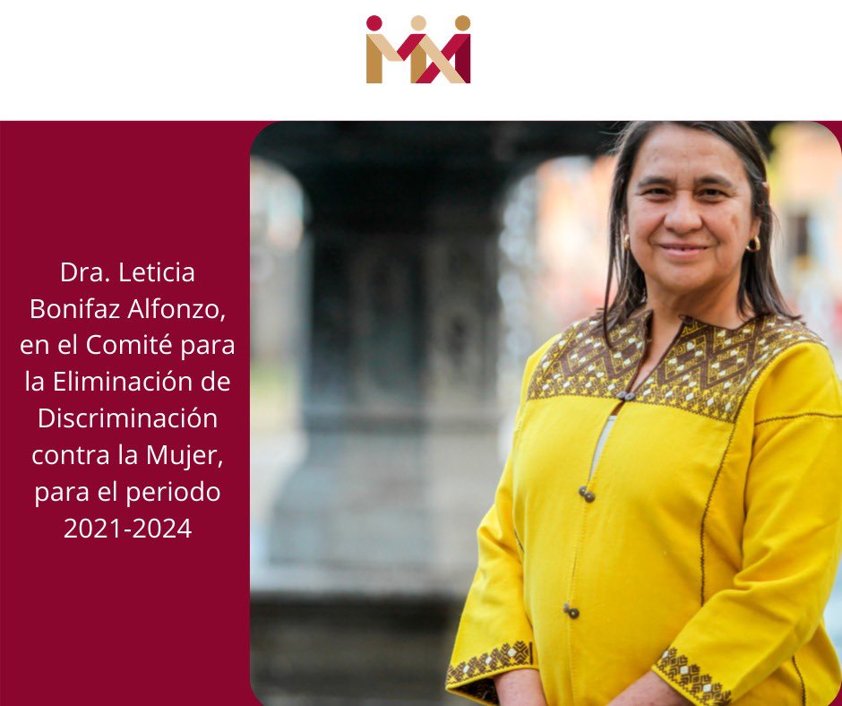 Leticia Bonifaz Alfonzo es parte del comité para la Eliminación de Discriminación contra la Mujer | Twitter/@MexOnu
