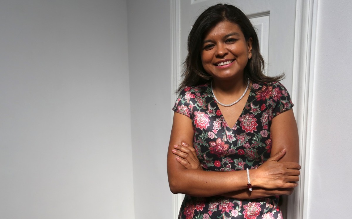 Carol Arriaga, de Morena, dice que la ley no obliga a establecer paridad de género en la postulación de gubernaturas (Octavio Hoyos)