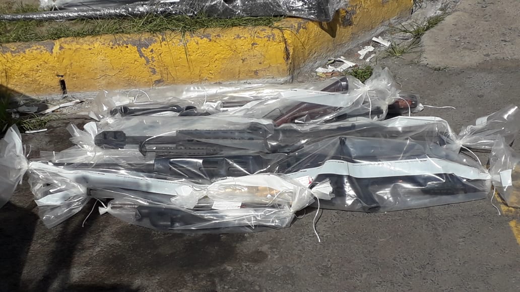En el cateo participó la Policía Federal Ministerial y Guardia Nacional.