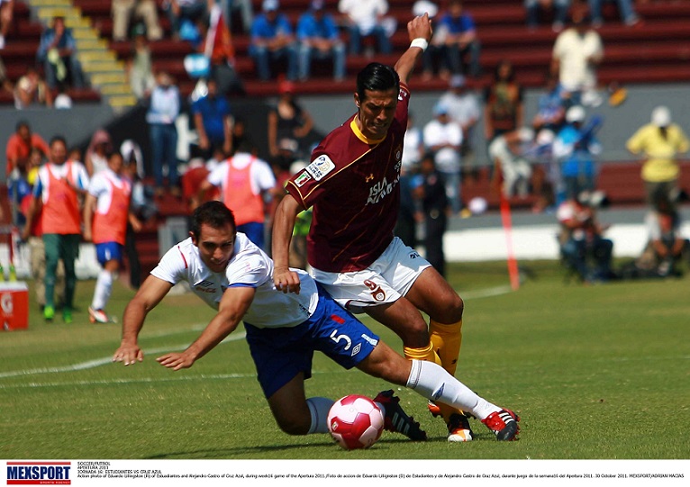 Eduardo Lillingston en un juego ante Cruz Azul (Mexsport)