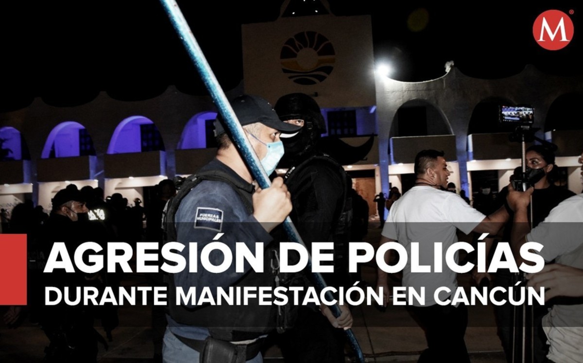 Esto sabemos sobre la dispersión con disparos de una protesta en Cancún