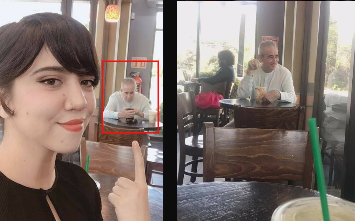 Padre acompaña a su hija a cita de Tinder. (Facebook)