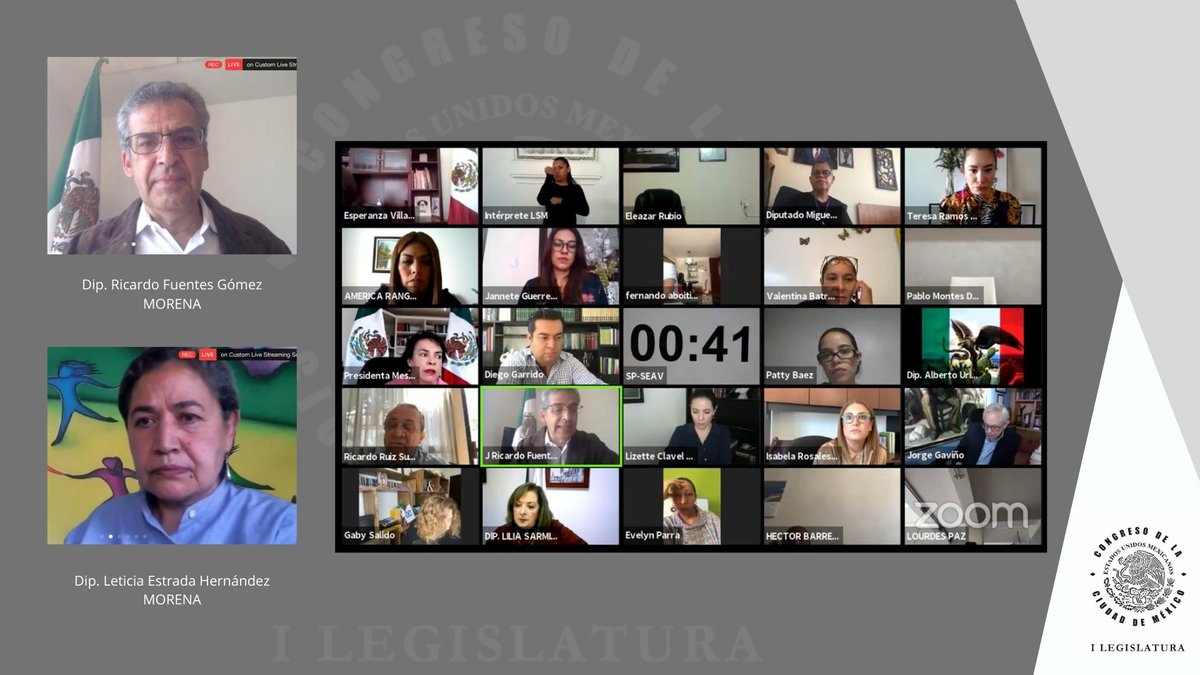 Proponen que diputados migrantes puedan sesionar virtualmente | Twitter/@CongresoCdMex