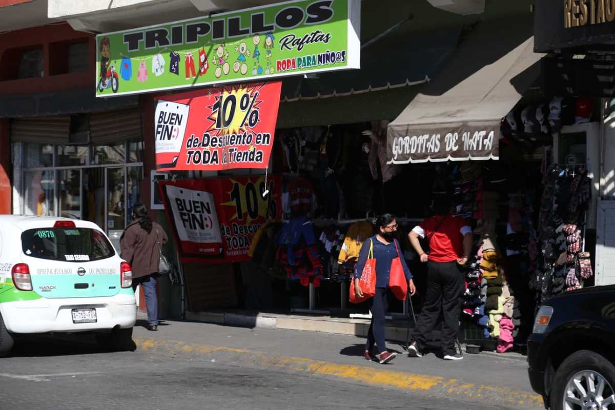 Buen Fin en el centro de Pachuca. (Jorge Sánchez)