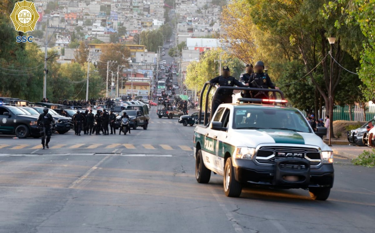 Los operativos de la SSC de la CdMx se realizaron en 5 colonias de la GAM. (SSC)