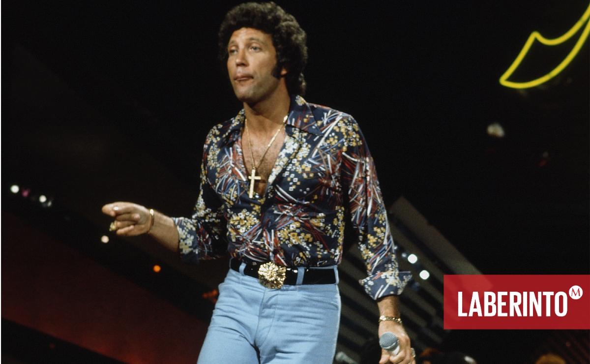 El cantante Tom Jones en su juventud.