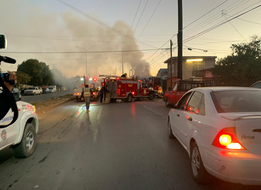 Incendio en Torreón. (Notivox Digital)