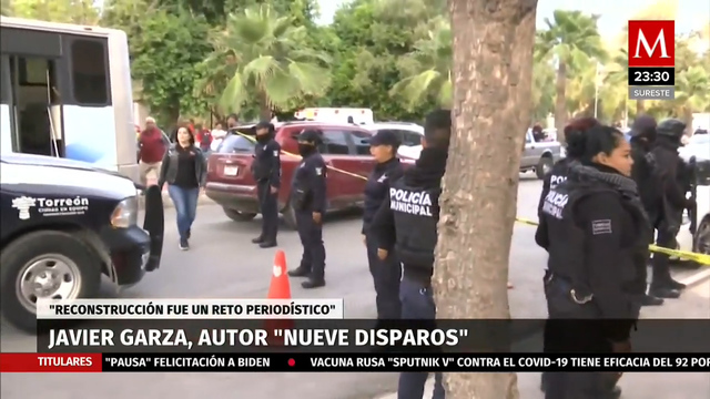Javier Garza presenta el libro Nueve disparos