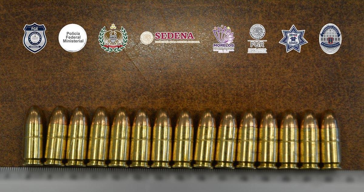 El arma de fuego encontrada en la escena del crimen está relacionada con el homicidio de Juan David “N”, Secretario de Seguridad Pública de Cuernavaca