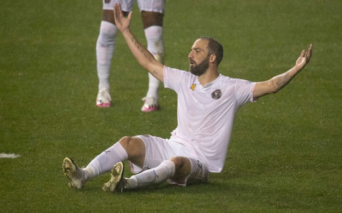 Gonzalo Higuaín, jugador de Inter de Miami (AFP)