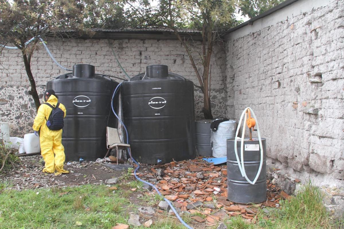 Hallan laboratorio clandestino en rancho de Acatlán, Hidalgo. (Cortesía)