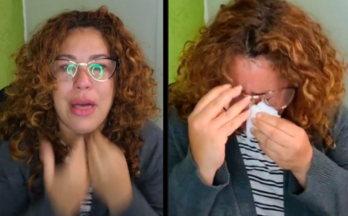 No les interesa aprender: profesora llora por sus alumnos. (Captura)