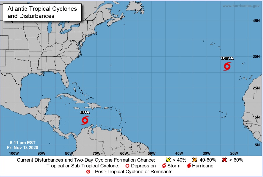 Iota es una tormenta tropical que pasará por Centroamérica / Especial