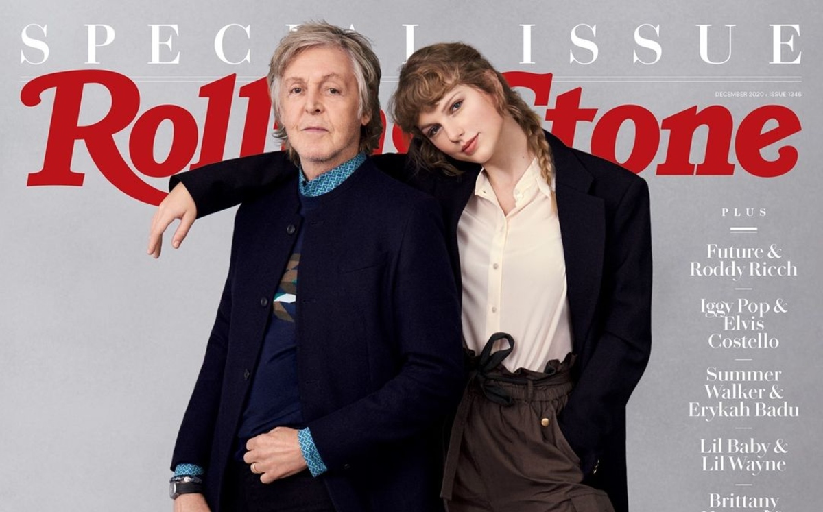 Rolling Stone portada Paul McCartney y Taylor Swift