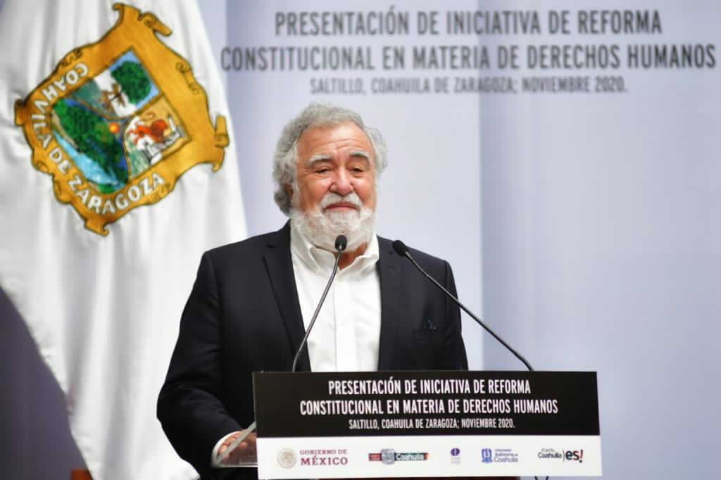 Subsecretario de Derechos Humanos, Población y Migración, Alejandro Encinas Rodríguez. (@mrikelme)