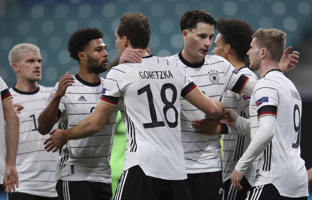 Alemania venció a Ucrania en Leipzig (AFP)