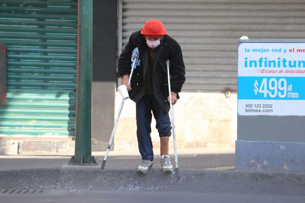 Calles de la Ciudad de México durante la nueva normalidad. (Jorge Carballo)