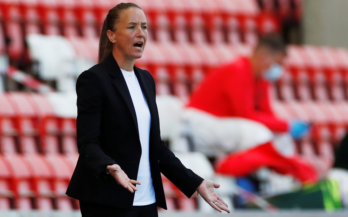 Casey Stoney, entrenadora del Manchester United (Reuters)