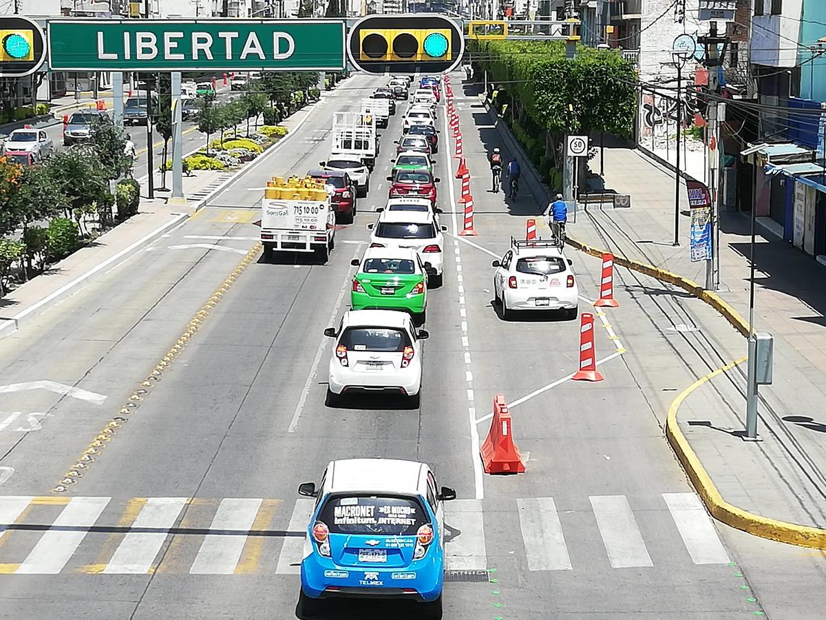 Ciclovía permanente en León no ocupará carril de bulevar López Mateos. Dany Béjar.