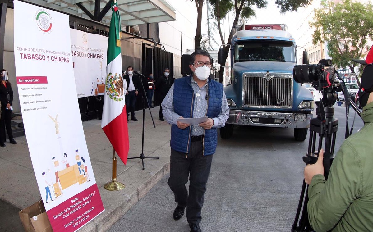 El coordinador de Morena en el Senado, Ricardo Monreal. (Especial)