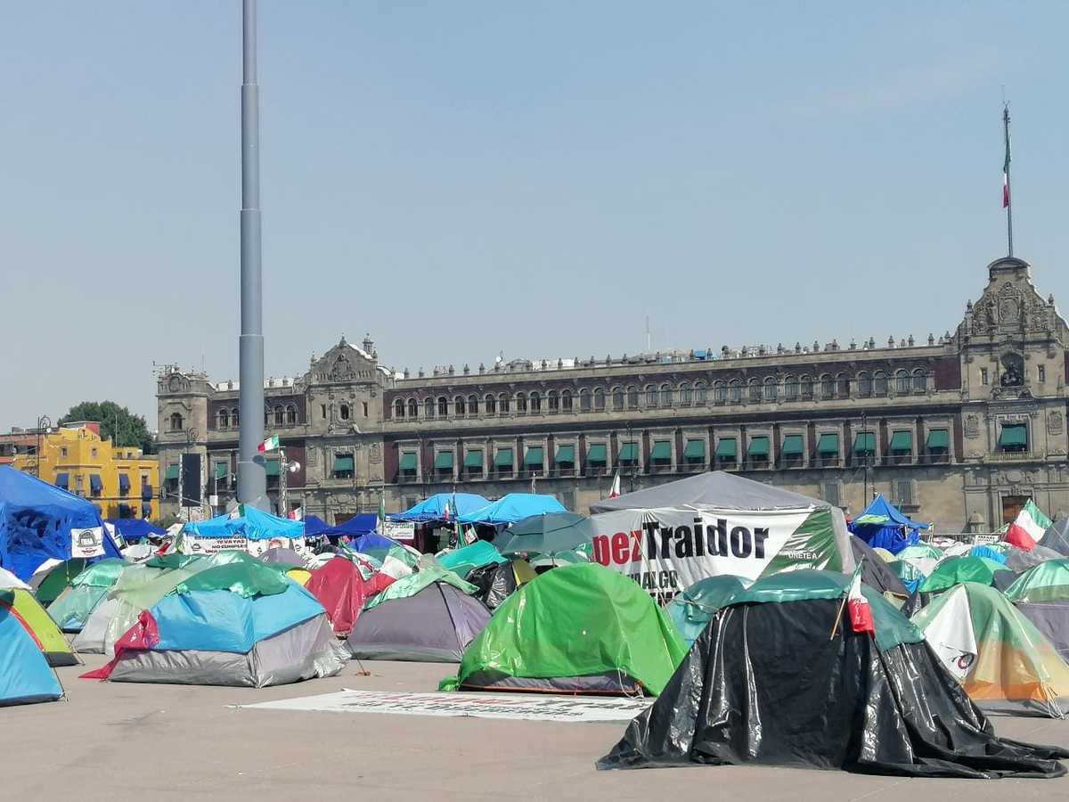Otro motivo por el cual removerán el campamento, es porque planean crear un conato de violencia. (Leonardo Lugo)