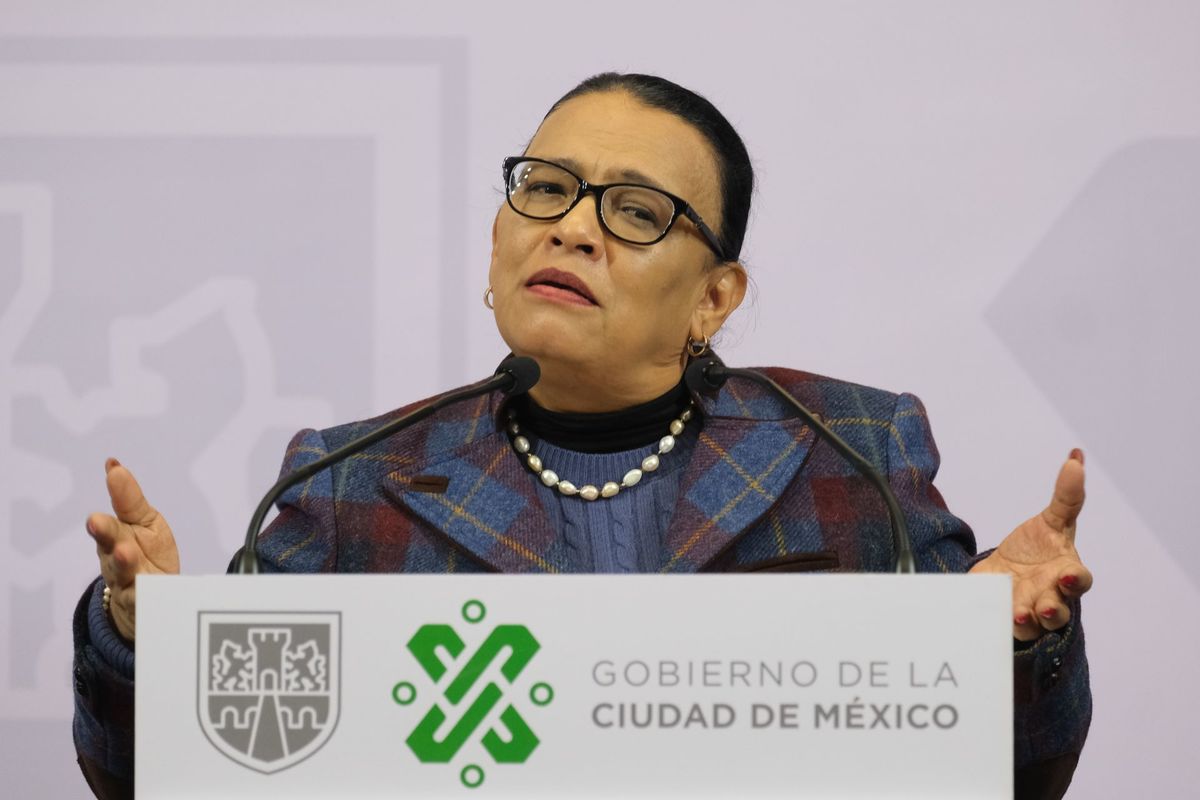 Rosa Icela Rodríguez cuando fungía como Secretaria del Gobierno de la CdMx. (Cuartoscuro / Archivo)