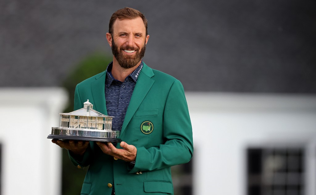 Dustin Johnson, campeón del Masters de Augusta 2020 (AFP)